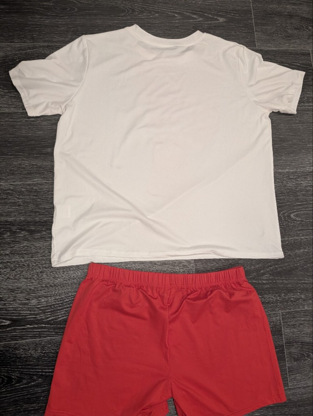 Simply Thick Women's White & Red Sleep Set - Picture 2 of 10